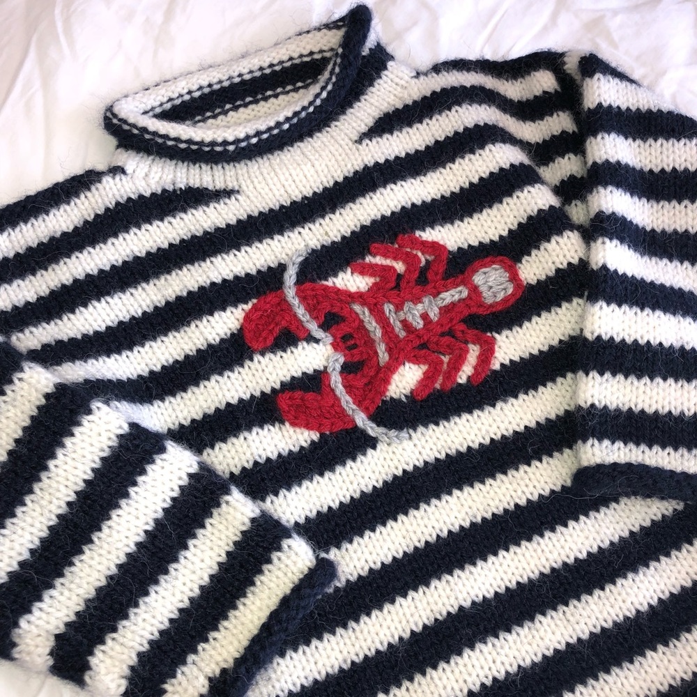 NWOT Lobster Wool Sweater